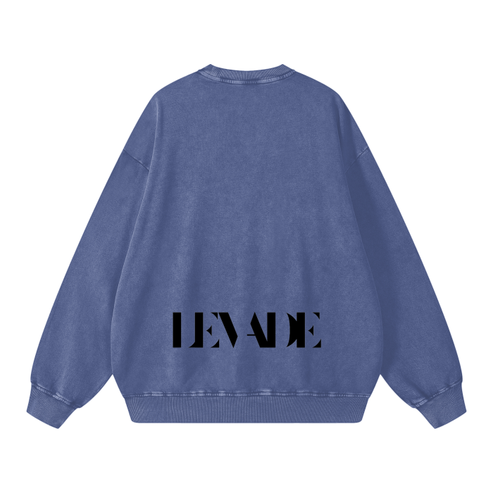 Acid Wash Oversize Sweatshirt - 360 GSM