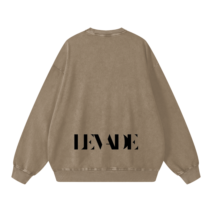 Acid Wash Oversize Sweatshirt - 360 GSM