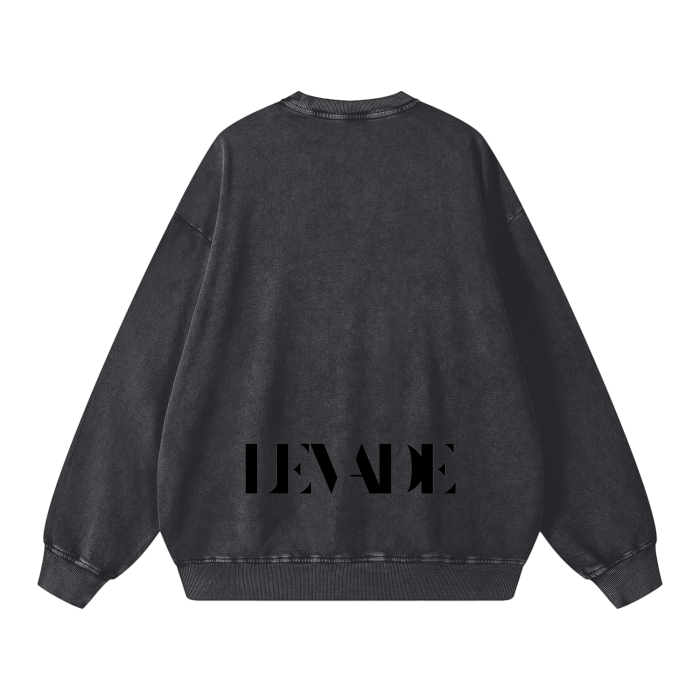 Acid Wash Oversize Sweatshirt - 360 GSM