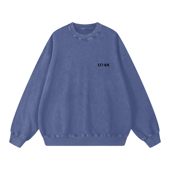 Acid Wash Oversize Sweatshirt - 360 GSM